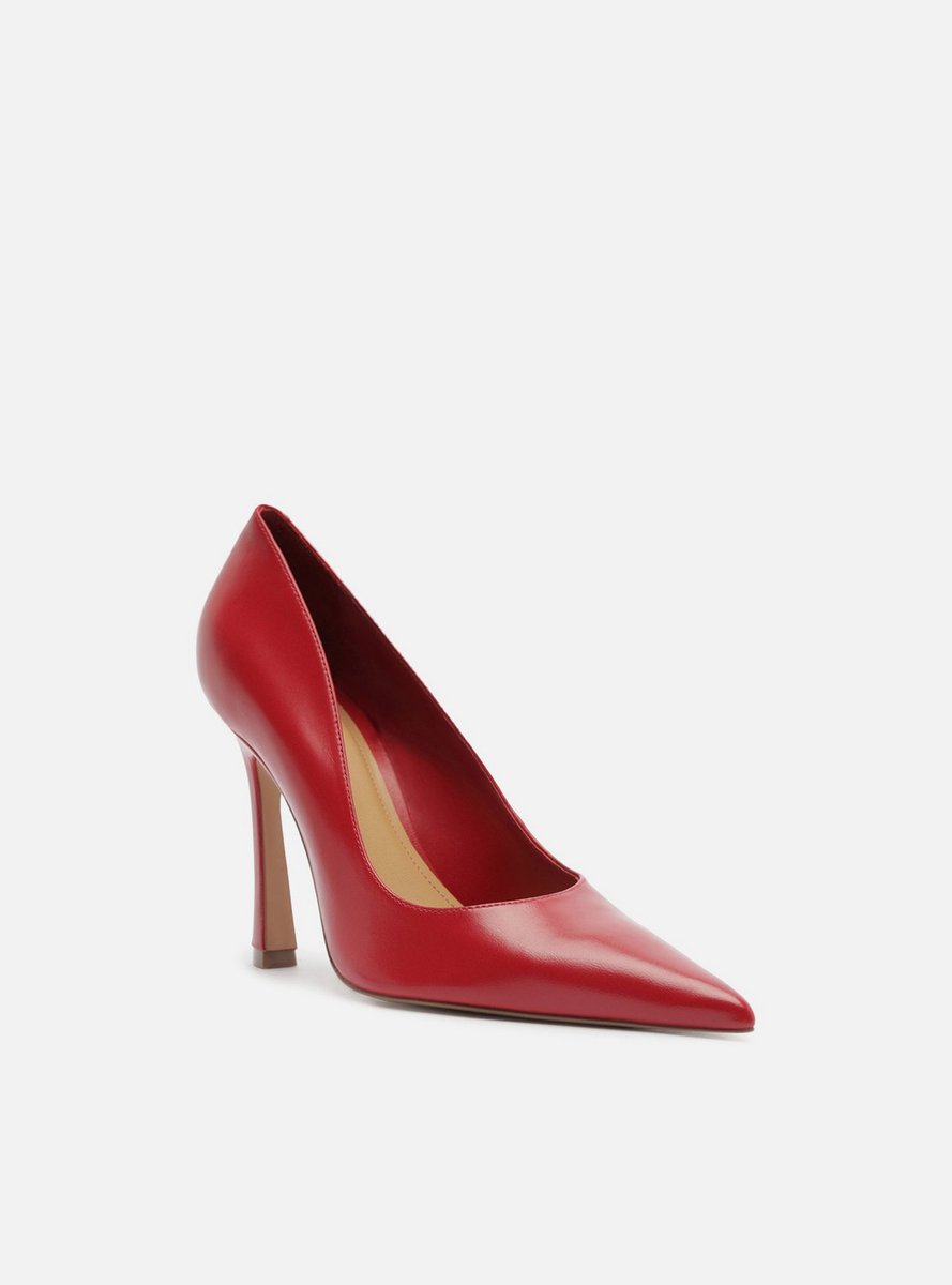 SCARPIN VERMELHO SALTO MÉDIO COURO A 13477 0024 0001 AREZZO Imagem secundária do produto