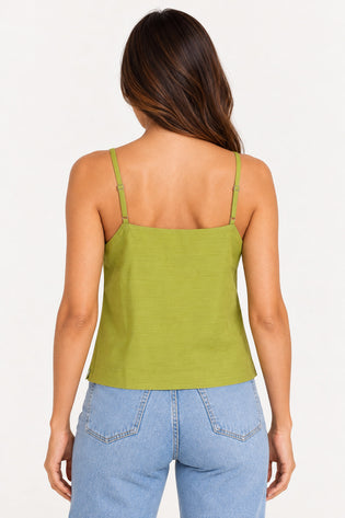 Verde | Blusa Alf Assimétrica Skenn — costas
