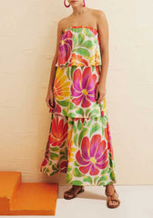 VESTIDO LONGO TQC BABADOS 102824 CACAY