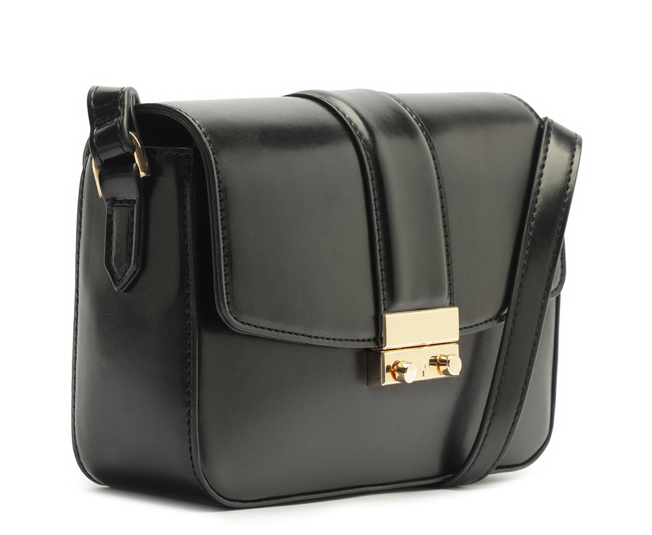 BOLSA TIRACOLO FECHAMENTO METAL PRETO C 50036 0083 0001 ANACAPRI Imagem secundária do produto