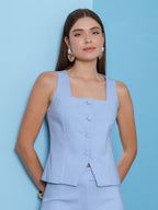 Blusa colete alfaiataria 403188 Skenn feminina vista frontal