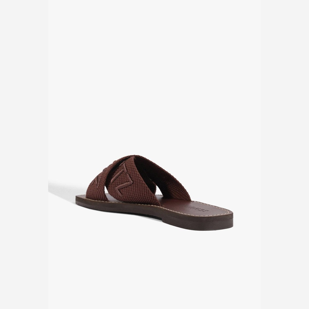 SANDÁLIA X RASTEIRA BICO QUADRADO MARROM  S 20889 0115 0047 SCHUTZ