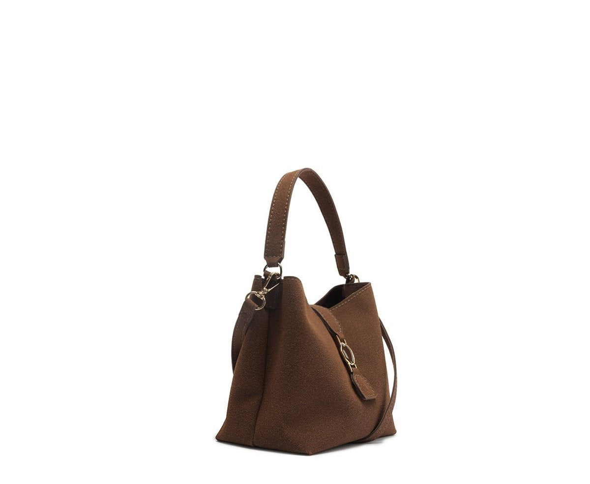 BOLSA HOBO PEQUENA MARROM COFFEE C 50016 2077 0003 ANACAPRI Imagem secundária do produto