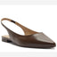 SAPATILHA SLINGBACK BICO FINO MARROM COFFEE C 30029 0182 0124 ANACAPRI
