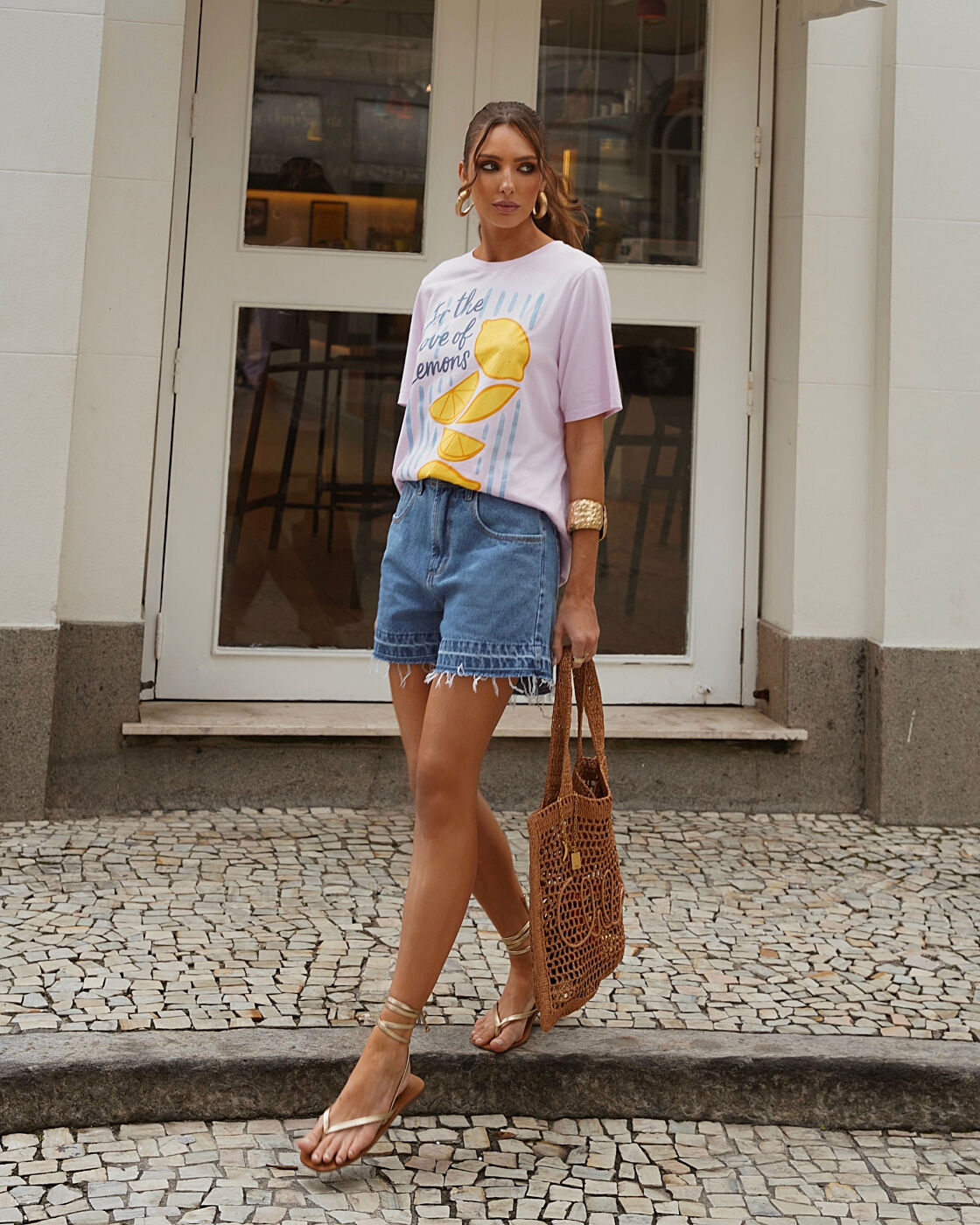 Shorts Feminina ALCANCE ref. SHORTS JEANS - VintedoisK