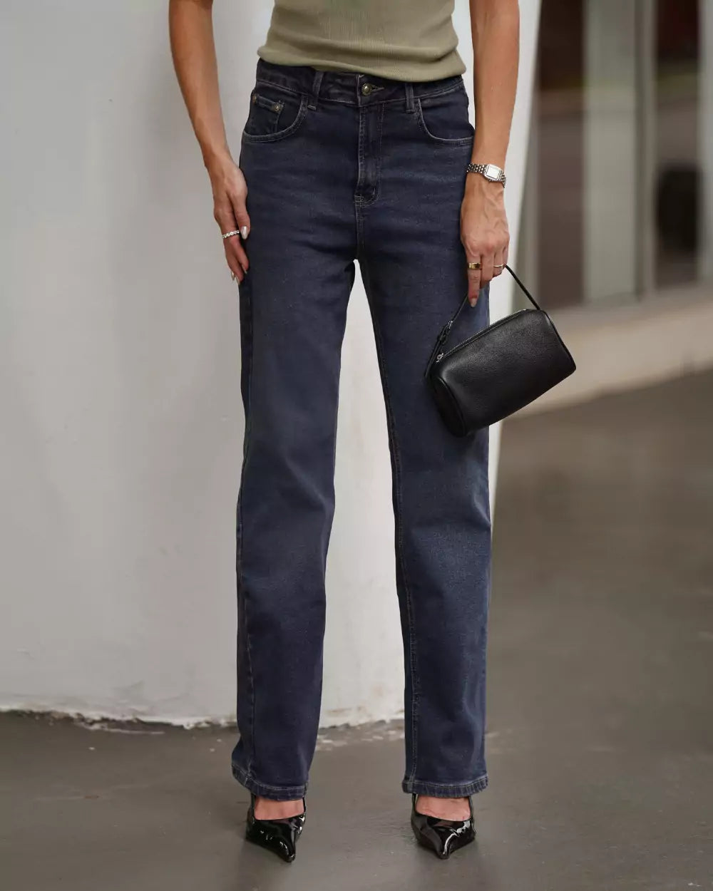 Calça Feminina Alcance ref. JEANS SOFT - VintedoisK Imagem principal do produto