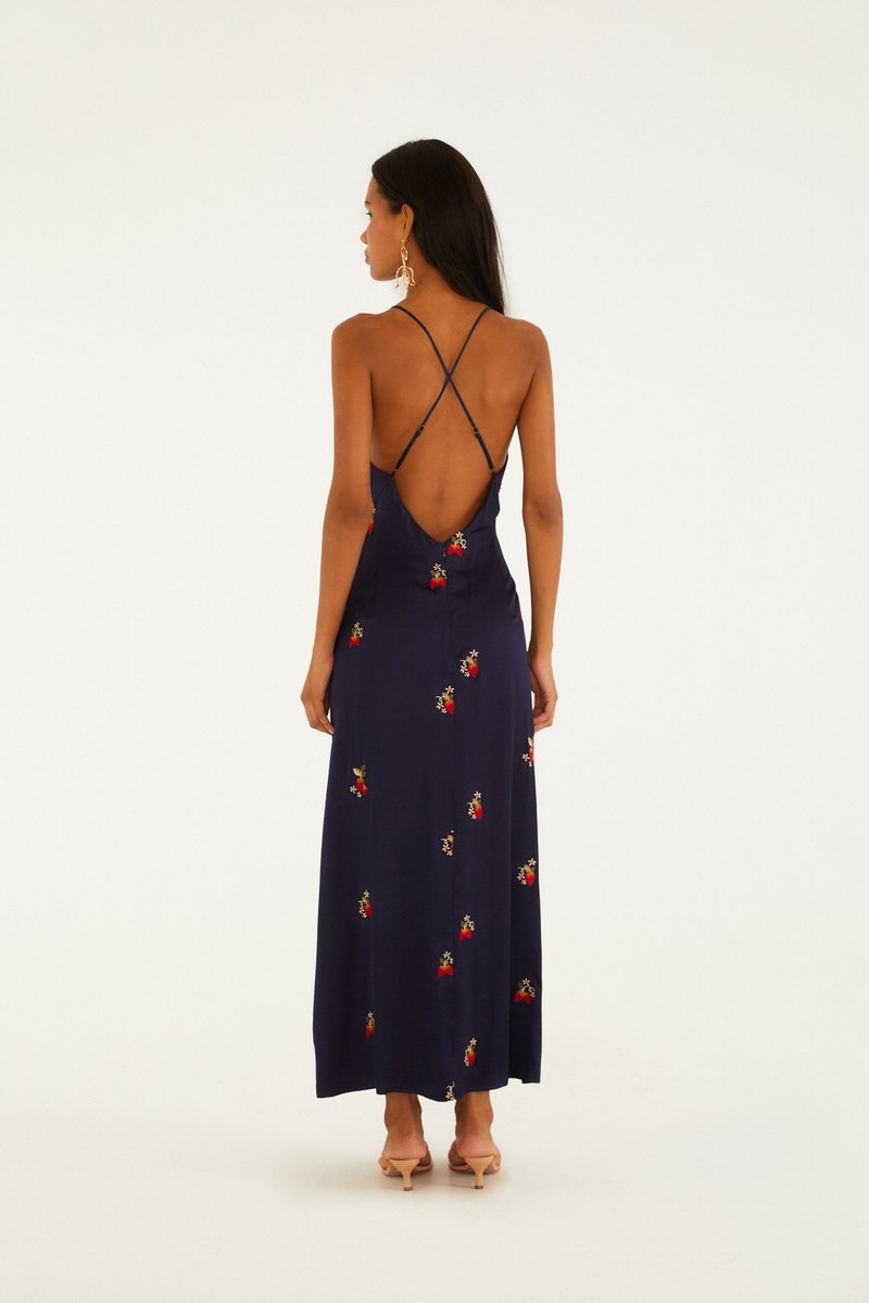 Vestido Feminino Farm rio ref. VESTIDO CETIM - VintedoisK