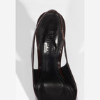 SCARPIN SLINGBACK LEXI COURO MARROM S 22119 0009 0004 SCHUTZ