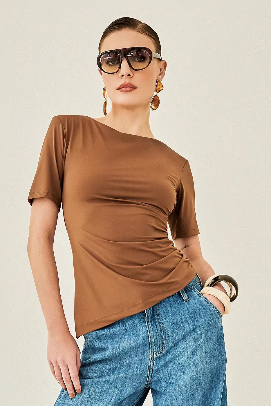 Blusa Feminina Skenn ref. BLUSA ASSIMETRICA - VintedoisK