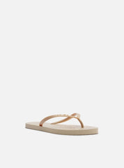 CHINELO DE DEDO DOURADO CINTILANTE  Z 19026 0116 0001 BRIZZA