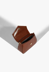 BOLSA TIRACOLO LIESE PEQUENA MARROM S 50010 0935 0002 SCHUTZ