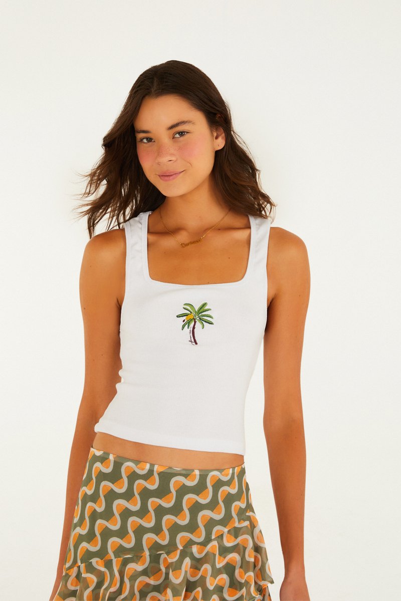 Blusa Feminina Farm rio ref. BLUSA REGATA - VintedoisK Imagem principal do produto