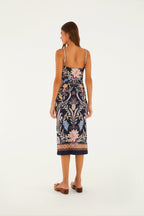 VESTIDO MIDI LEVEZA ROMANTICA 373949 FARM