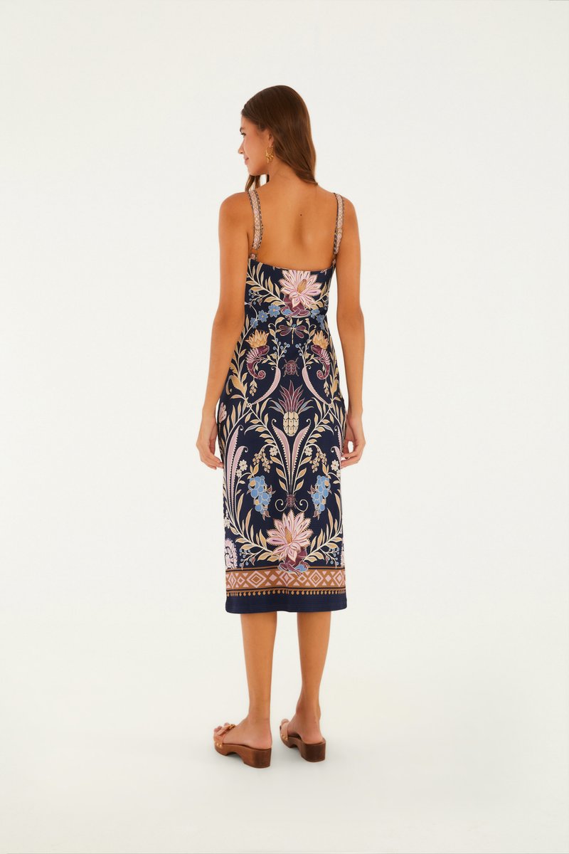 VESTIDO MIDI LEVEZA ROMANTICA 373949 FARM