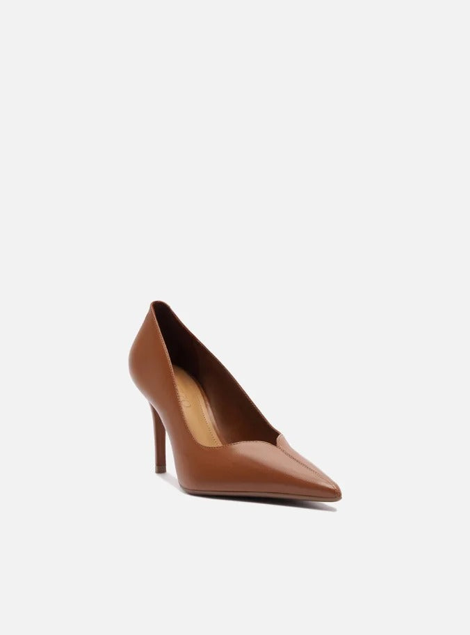 SCARPIN MARROM COURO SALTO MÉDIO FINO V A 10253 0436 0022 AREZZO Imagem secundária do produto