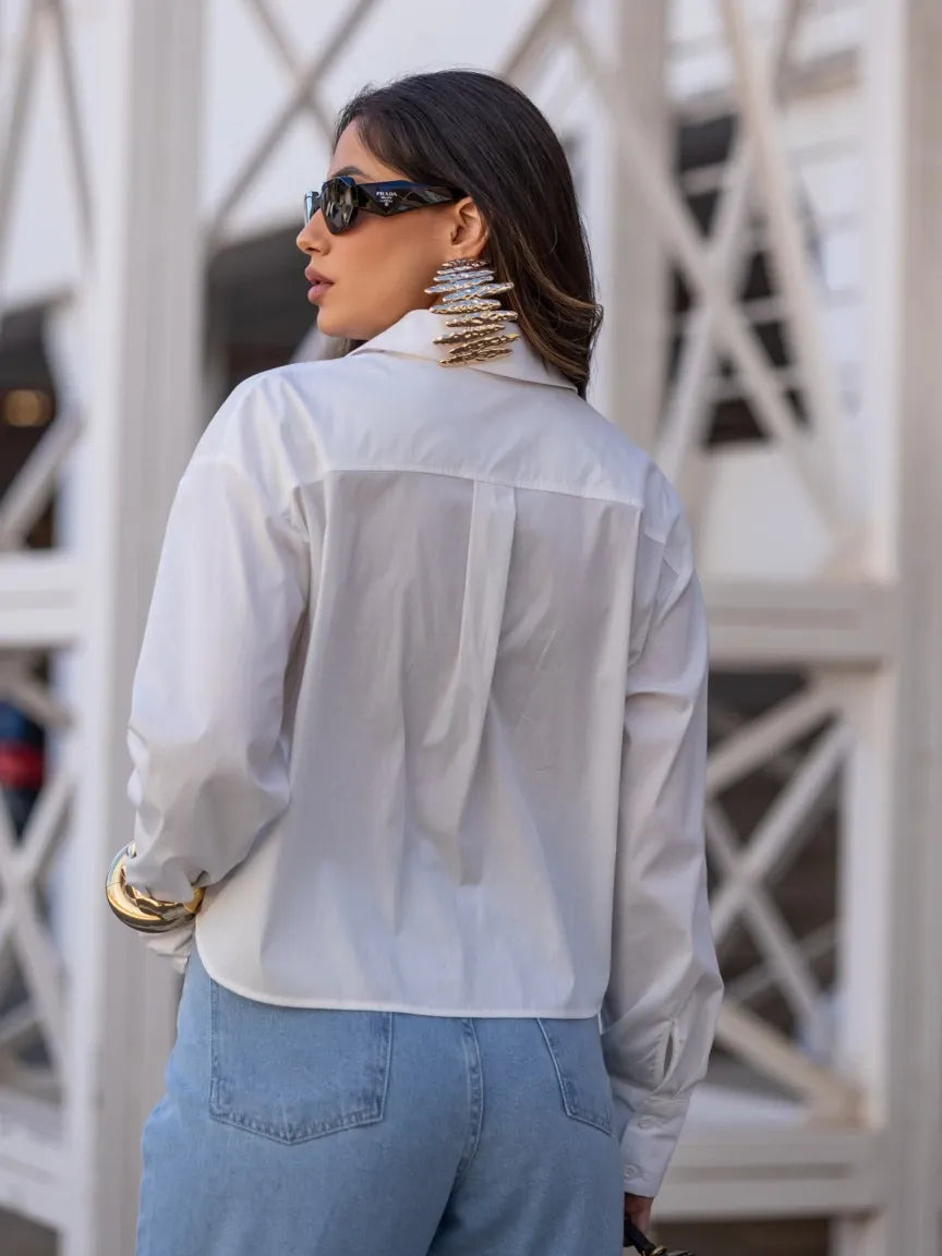 Camisa Feminino Skenn ref. CAMISA CROPPED - VintedoisK