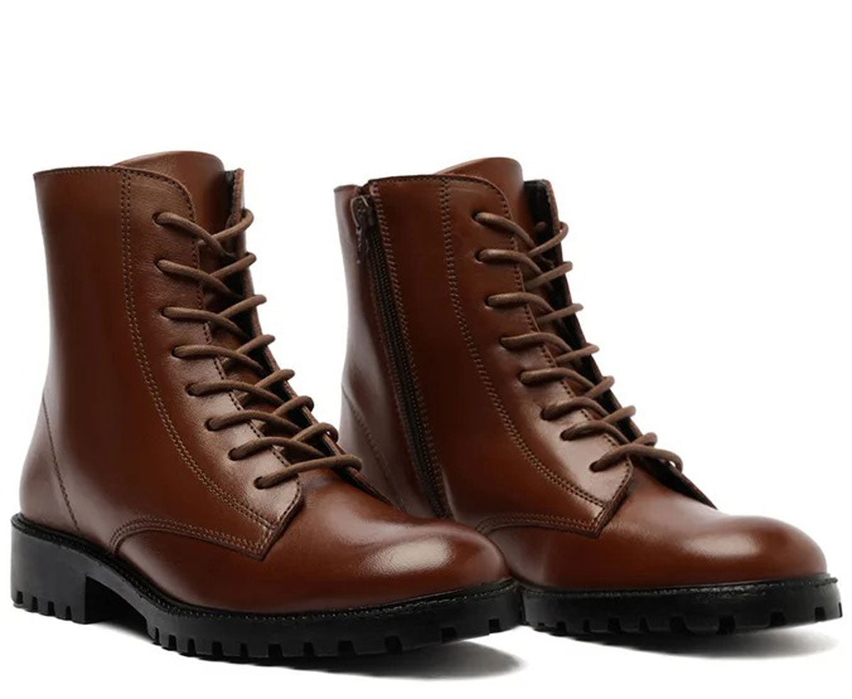 BOTA COTURNO COURO MARROM CINNAMON C 30698 0002 0002 ANACAPRI Imagem secundária do produto