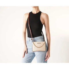 BOLSA TIRACOLO MÉDIA CORRENTE BRANCA C 50001 0198 0002 ANACAPRI