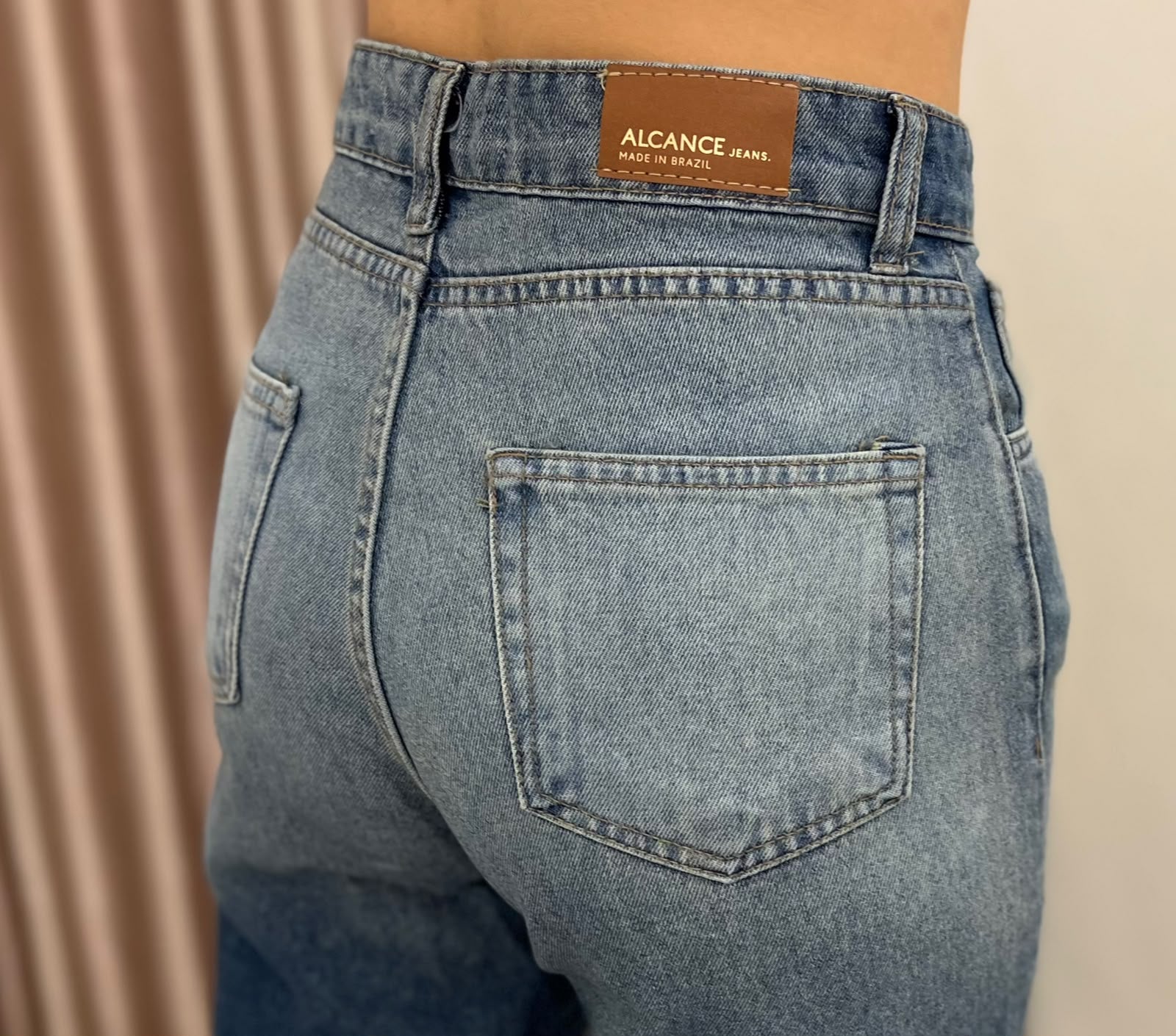 Calça Feminina Alcance ref. JEANS PANTALONA - VintedoisK