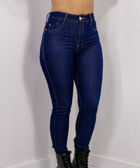 CALÇA JEANS SKINNY BUTTON BK34078 3 1D9 BOKKER