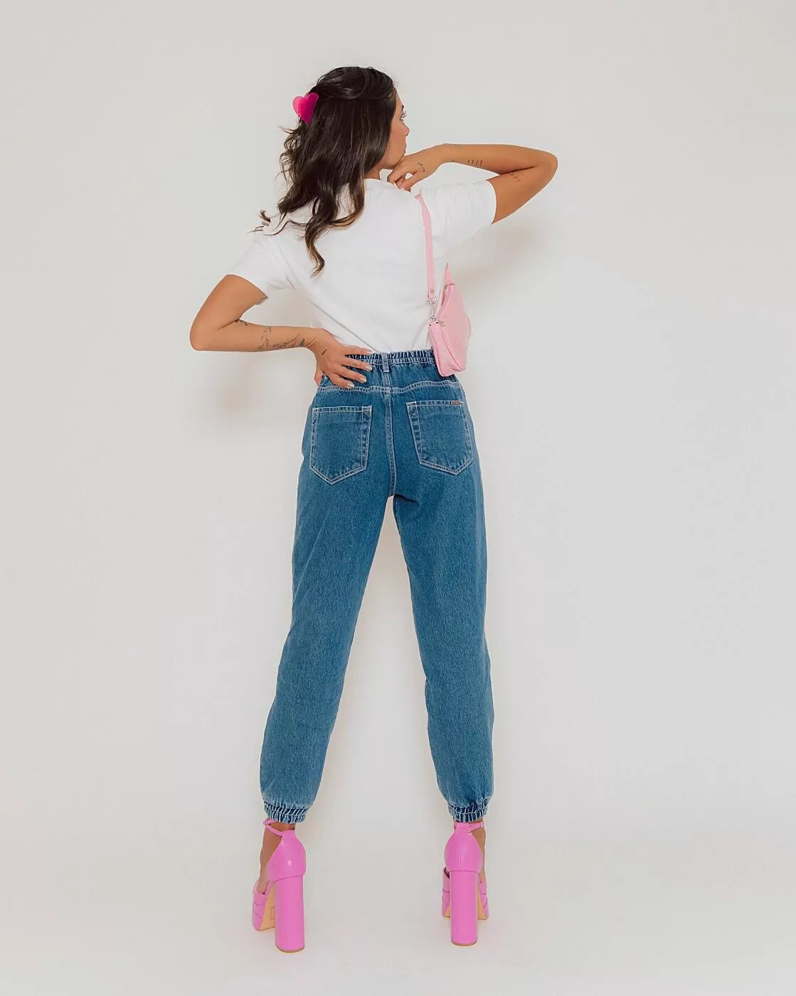 Calça Feminina Alcance ref. JEANS JOGGER - VintedoisK