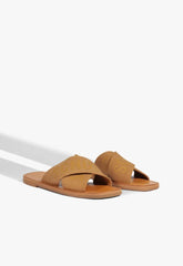 SANDÁLIA RASTEIRA DE X SCHUTZ LOGO MARROM S 20889 0004 0093 SCHUTZ