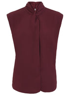 Blusa decote nó Skenn feminina, vista frontal completa