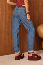 Calça Feminina ALCANCE ref. JEANS MOM - VintedoisK