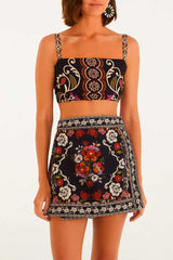 SAIA SARJA FLOR DE FITA 347104 FARM RIO