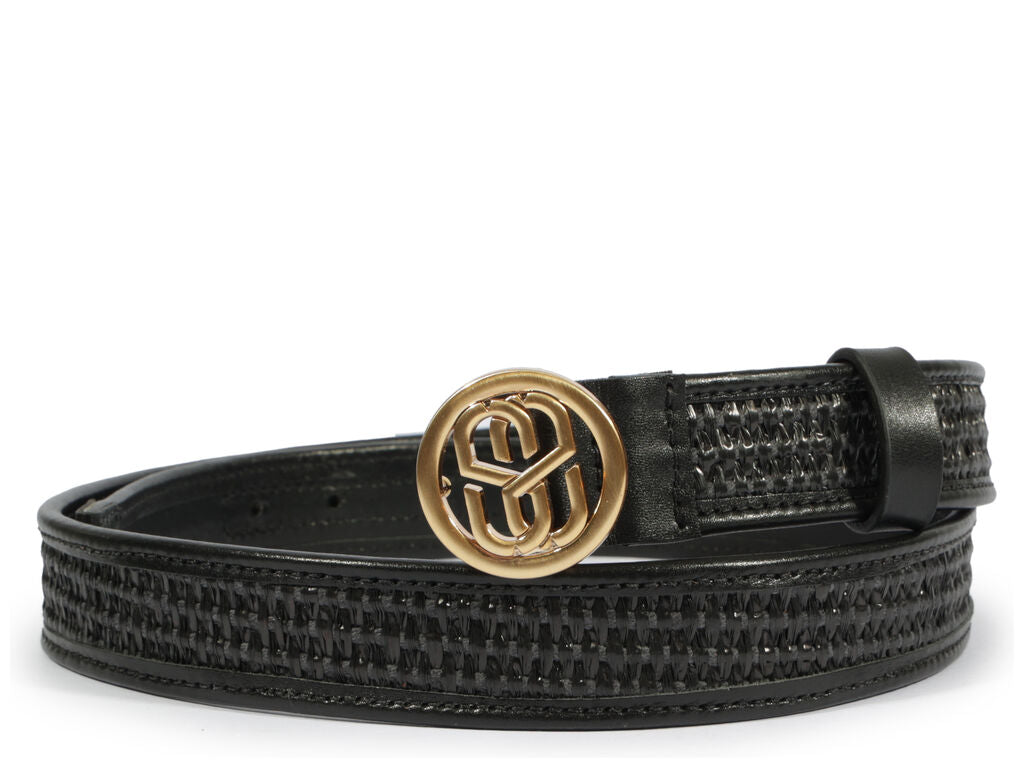 CINTO MEDIO PRETO TRAMADO S 43002 0021 0001 SCHUTZ Imagem principal do produto