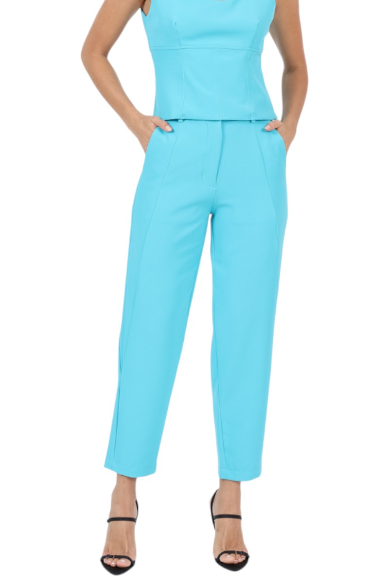 Calça Feminina SKENN ref. ALFAITARIA PREGAS - VintedoisK Imagem principal do produto