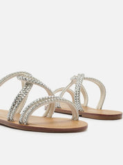 RASTEIRA BRANCA ENLACE TIRAS CRISTAIS A 02012 0560 0002 AREZZO