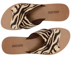 RASTEIRA TIRAS CRUZADAS COURO ANIMAL PRINT C 30014 0004 0269 ANACAPRI