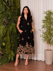 VESTIDO BORDADO RESORT 403614 SKENN