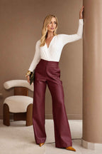 Calça Feminina Amicia ref. PANT COURO - VintedoisK