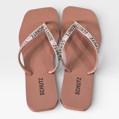 CHINELO BEGE TIRA BRILHO S 22295 0010 0010 SCHUTZ