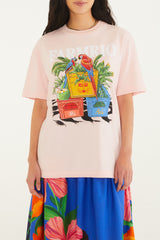 BLUSA T-SHIRT ENGRADADOS 352984 FARM RIO