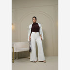 CALÇA WIDE LEG PANTALONA SARJA 201284CA REVANCHE