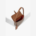 BOLSA TIRACOLO MARROM TRIANGLE SELA S 50018 3169 0001 SCHUTZ