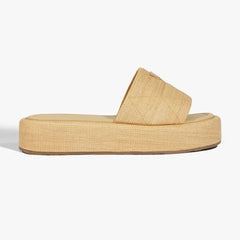 PAPETE VIENA PLATAFORMA PALHA BEGE S 21869 0063 0006 SCHUTZ