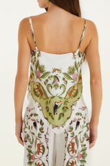BLUSA REGATA LENÇO FLORESTA DOCE 345372 FARM RIO