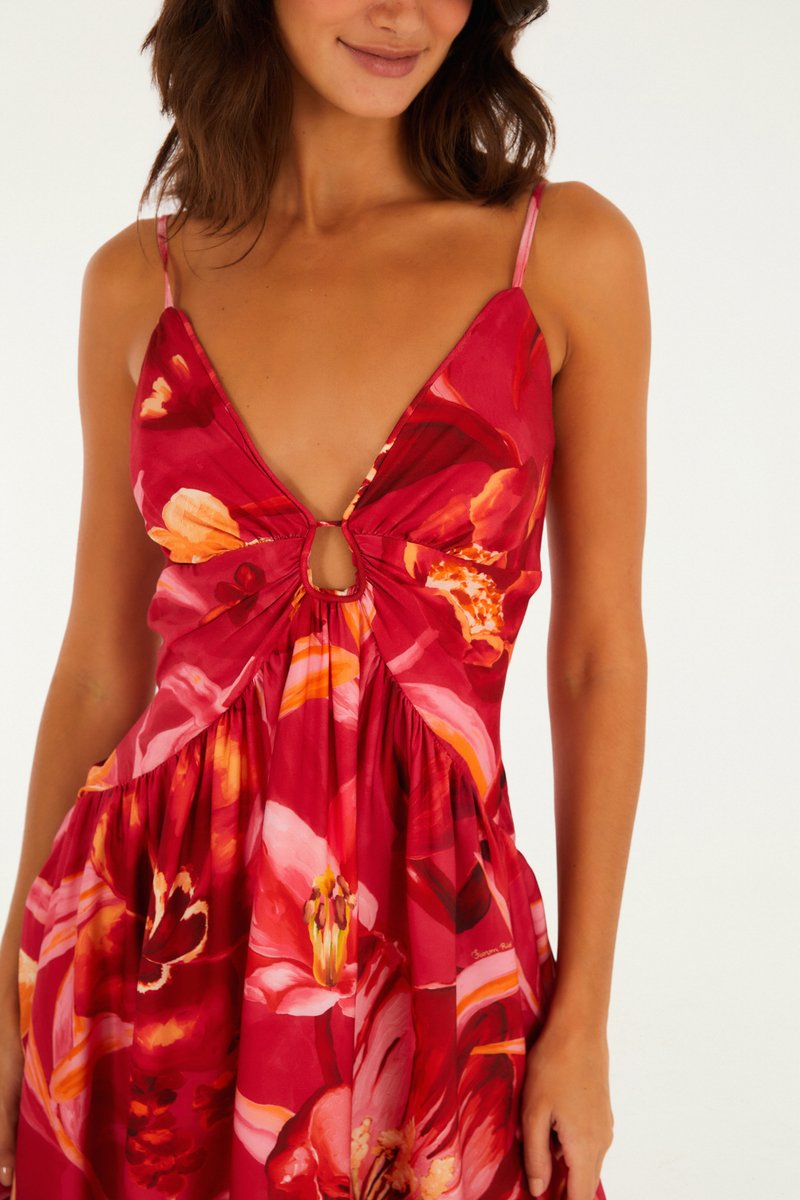 VESTIDO CURTO SONHO DE FLOR 370653 FARM Imagem secundária do produto