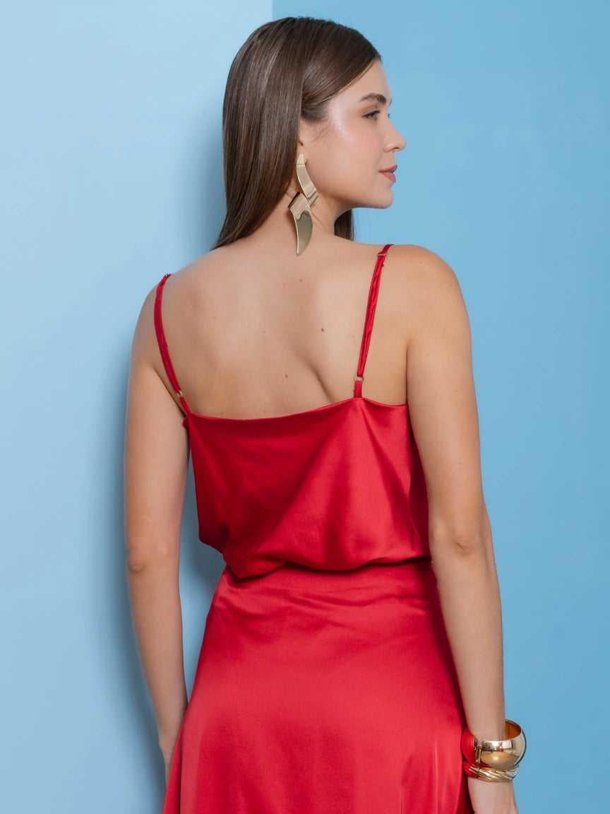 Look styling blusa cetim Gloss 403196 Skenn