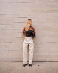 CALÇA JEANS BALLOON ZIP 9839144 ALCANCE