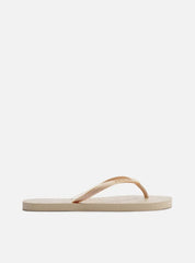 CHINELO DE DEDO DOURADO CINTILANTE  Z 19026 0116 0001 BRIZZA