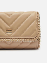 BOLSA TIRACOLO NUDE PEQUENA MATELASSÊ CORRENTE A 57100 1798 0011 AREZZO
