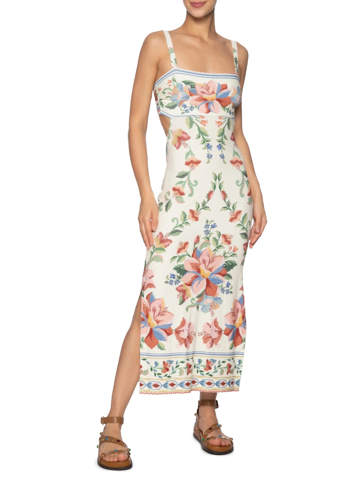 VESTIDO MIDI BRISA SERENA 351324 FARM RIO