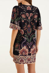 VESTIDO T-SHIRT JARDIM MARAVILHOSO 342176 FARM RIO