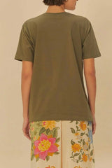 BLUSA T-SHIRT FIT PASSAROS 339964 FARM RIO