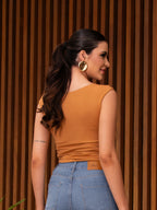Blusa Amni 404147 Skenn detalhe lateral e texturas